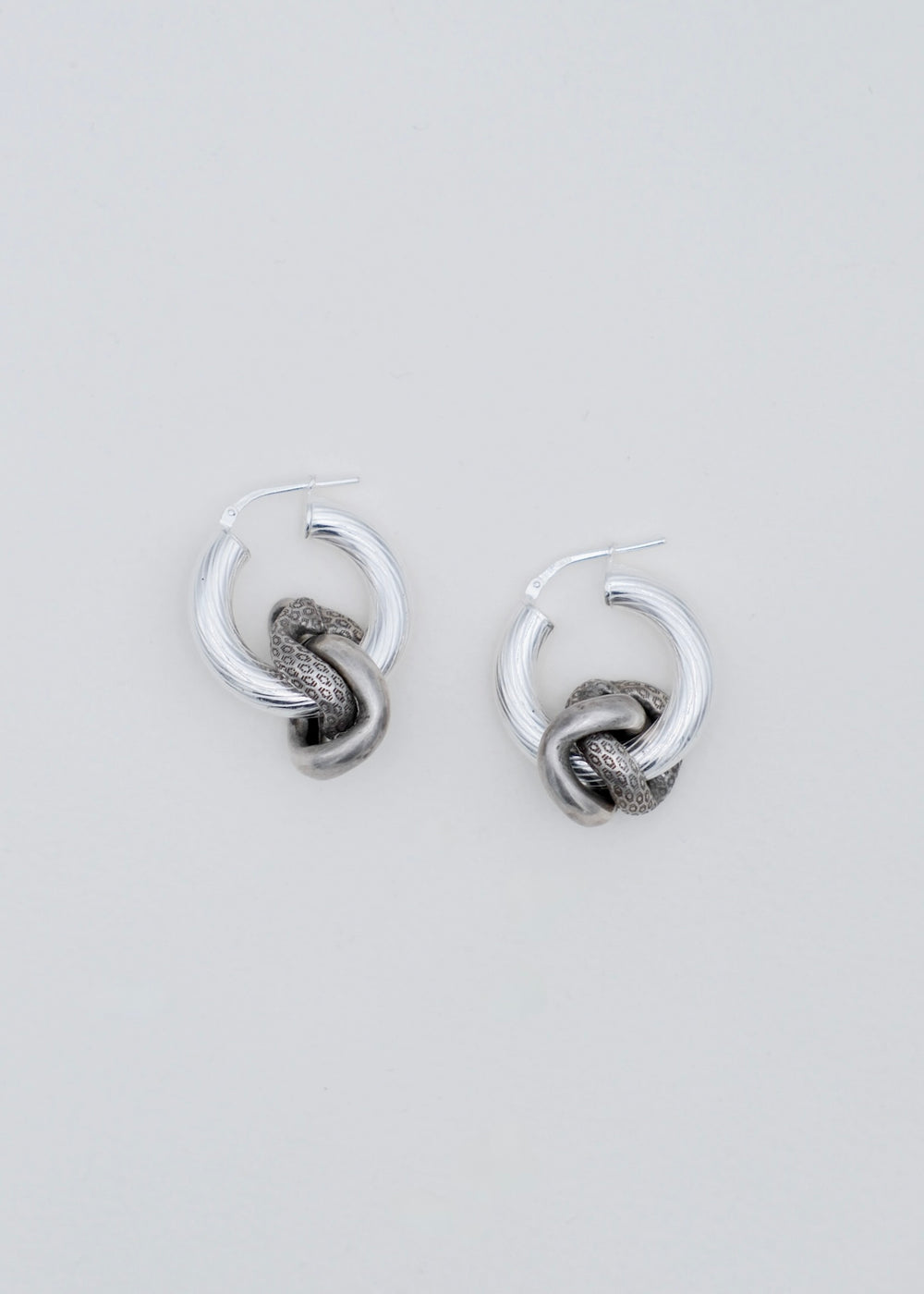Boucle d'oreilles - "Knots" - Argent 925