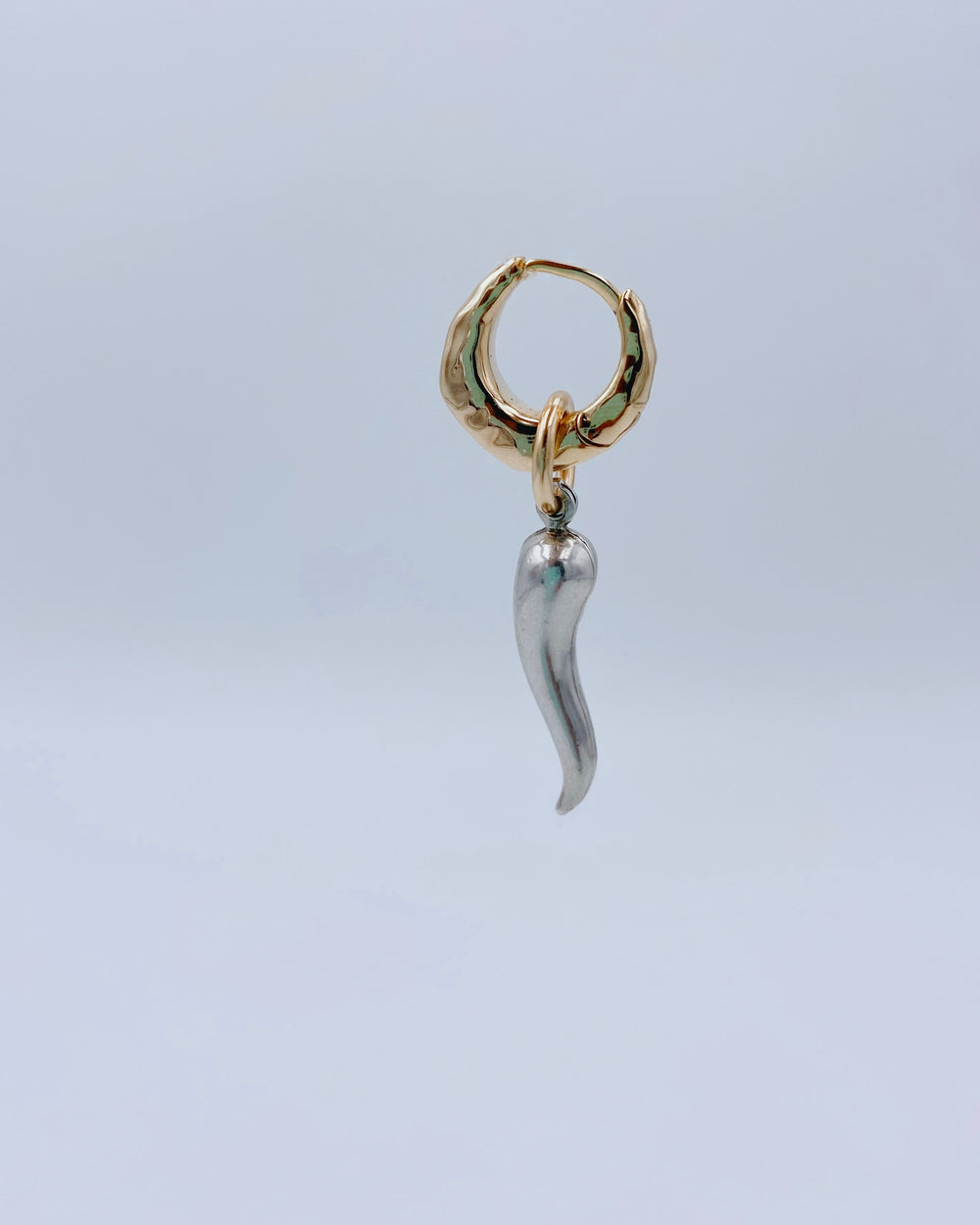 Earring - Solid silver or gold plated chili pepper